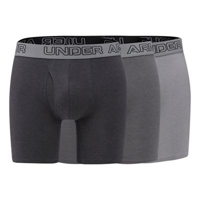 Pack of three grey boxer briefs